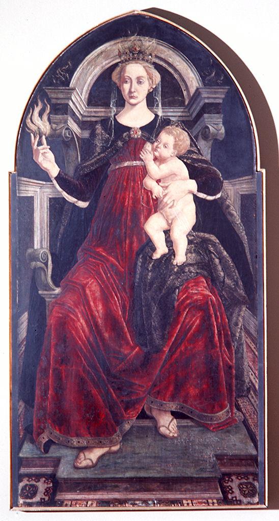 Carità (dipinto) di Benci Pietro detto Piero del Pollaiolo, Benci Antonio detto Pollaiolo (sec. XV)