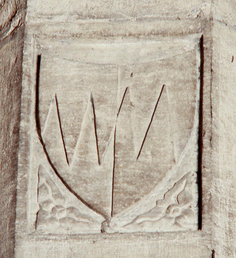 stemma gentilizio della famiglia Davizzi (rilievo, serie) - manifattura toscana (?) (sec. XIV)