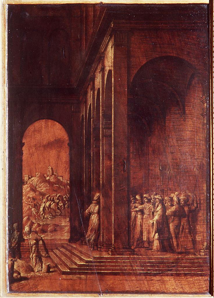 Giuseppe ordina la ricerca della coppa (dipinto) di Granacci Francesco (attribuito) (sec. XVI)