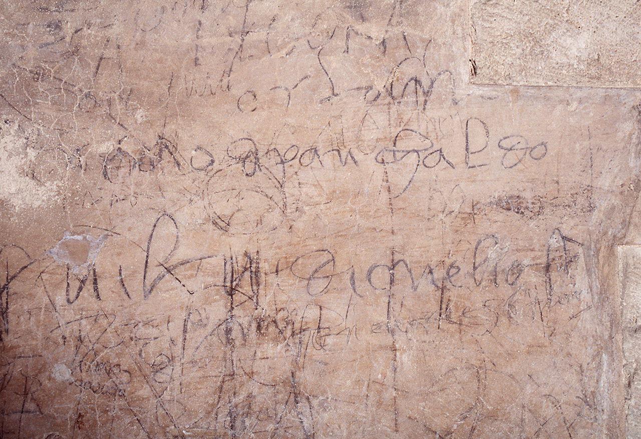 giovane (graffito) - ambito toscano (secc. XV/ XVI)