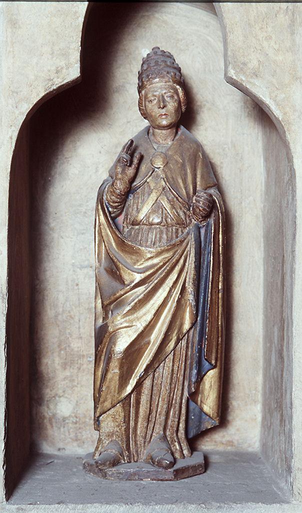 papa (statua) di Migliore Pietro detto Pietro Alamanno (ultimo quarto sec. XV)