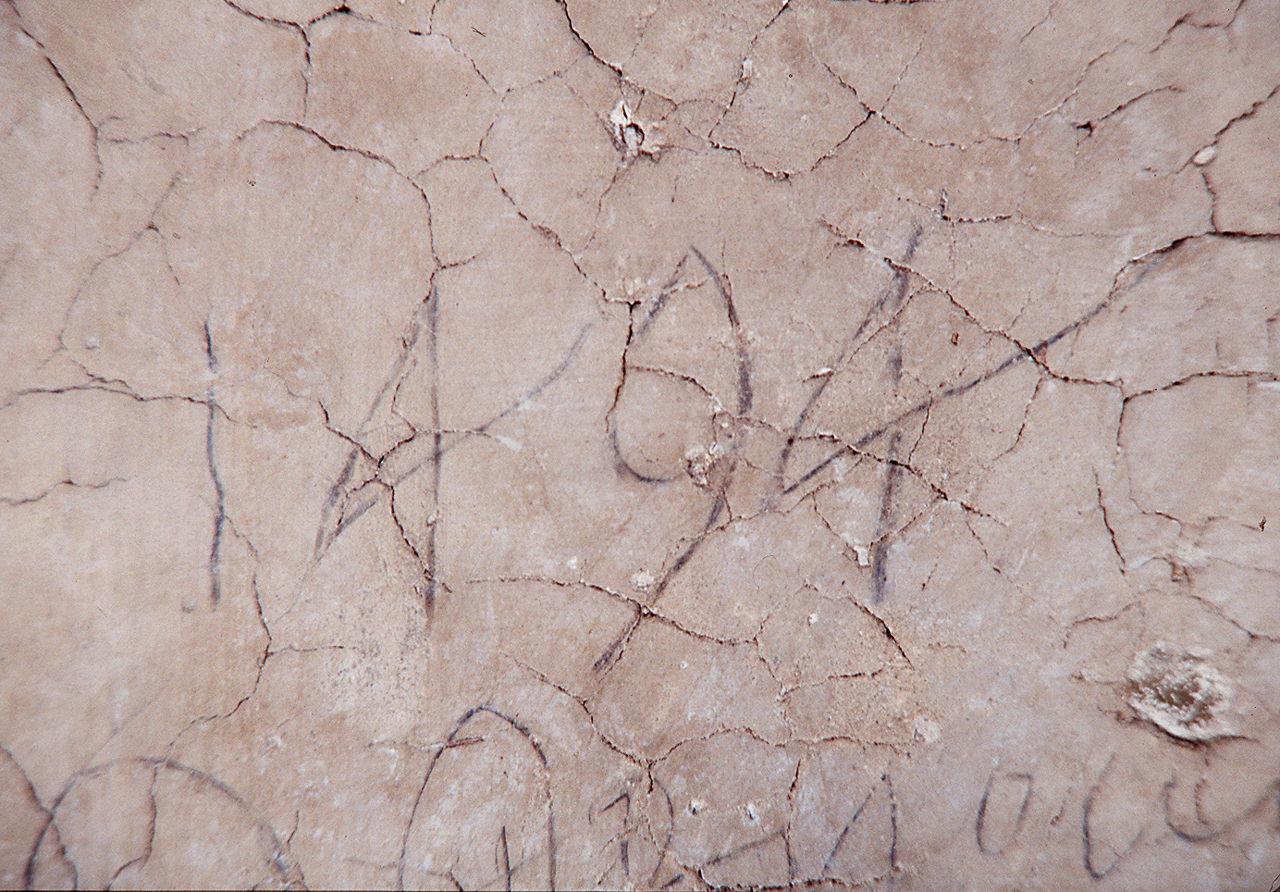 graffito - ambito toscano (secc. XV/ XVI)