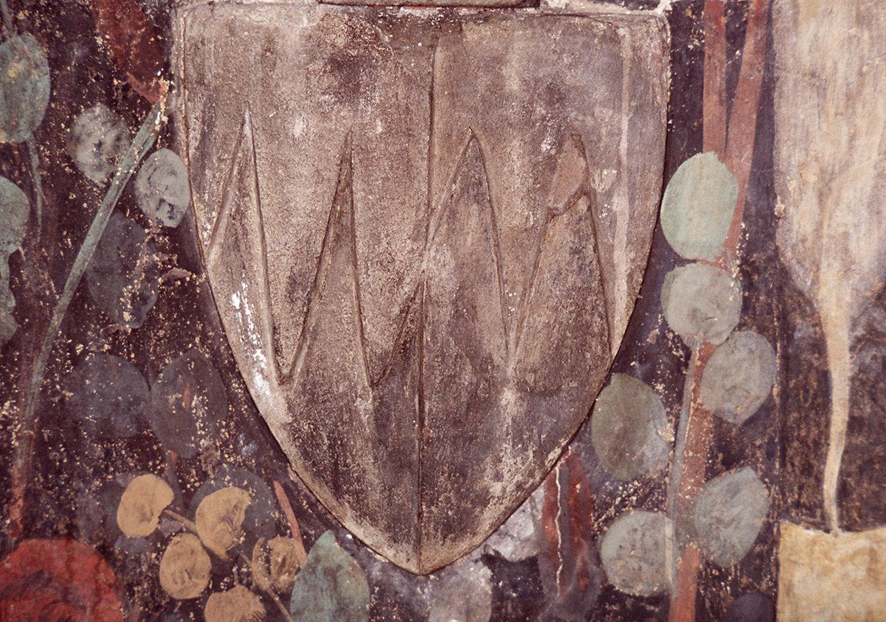 stemmi gentilizi della famiglia Davizzi e della famiglia Alberti (rilievo, serie) - produzione toscana (sec. XIV)