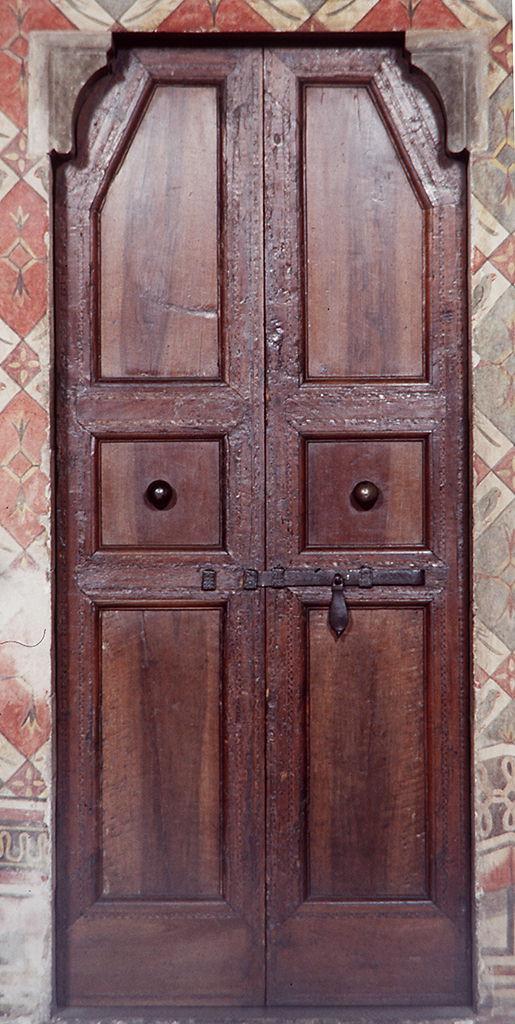 porta - a due battenti - manifattura toscana (sec. XV, sec. XX)
