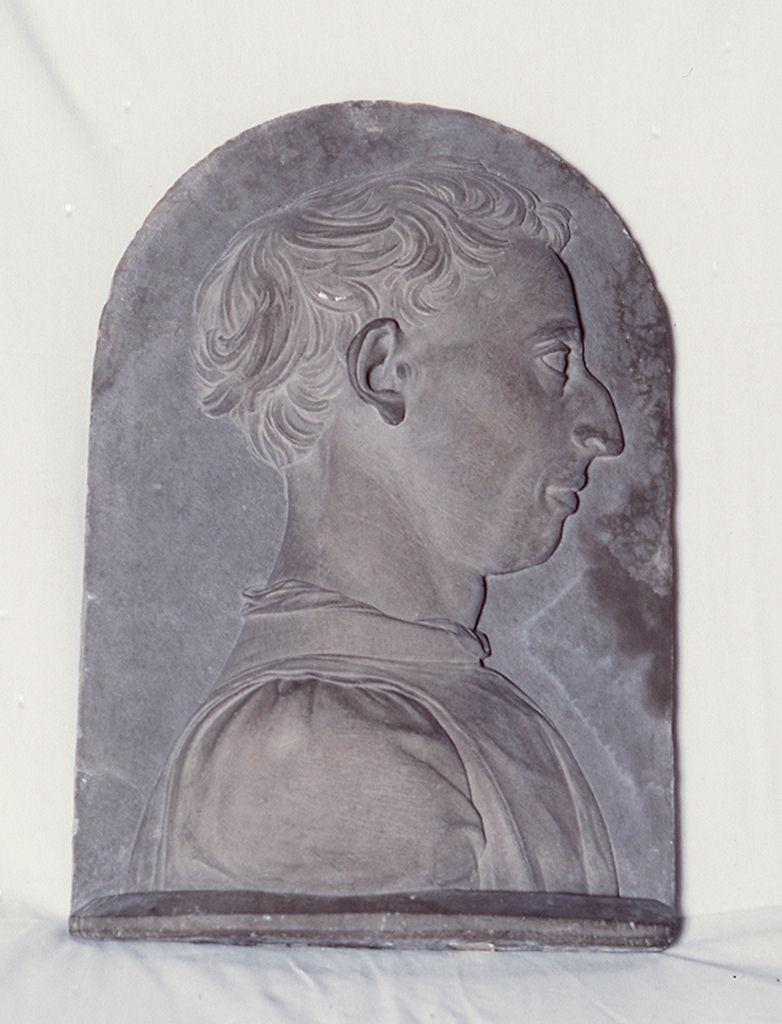 ritratto di Jacopo Ammannati Piccolomini (?) (rilievo) di Desiderio da Settignano (bottega) (sec. XV)