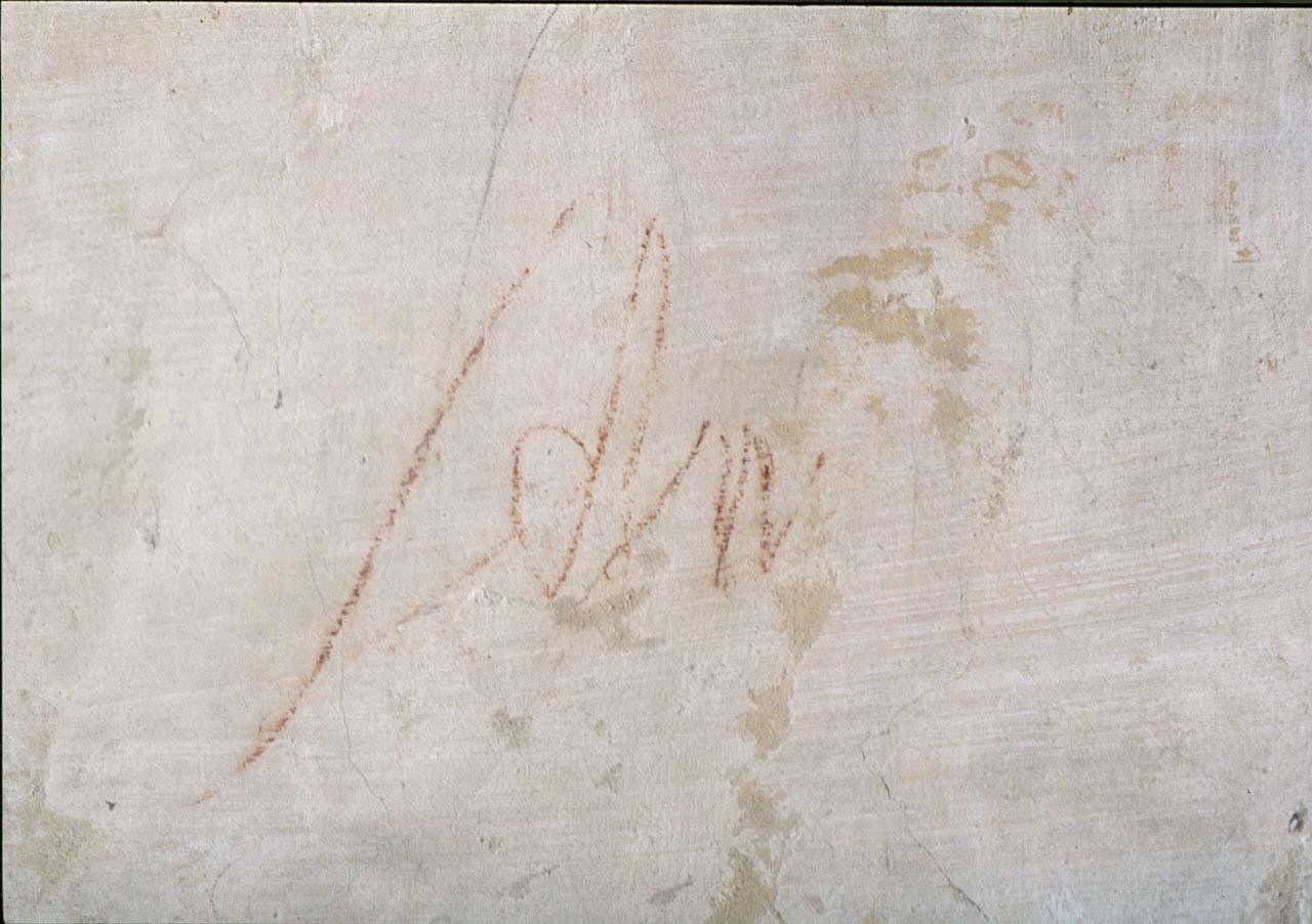 disegno murale - ambito fiorentino (sec. XVI)