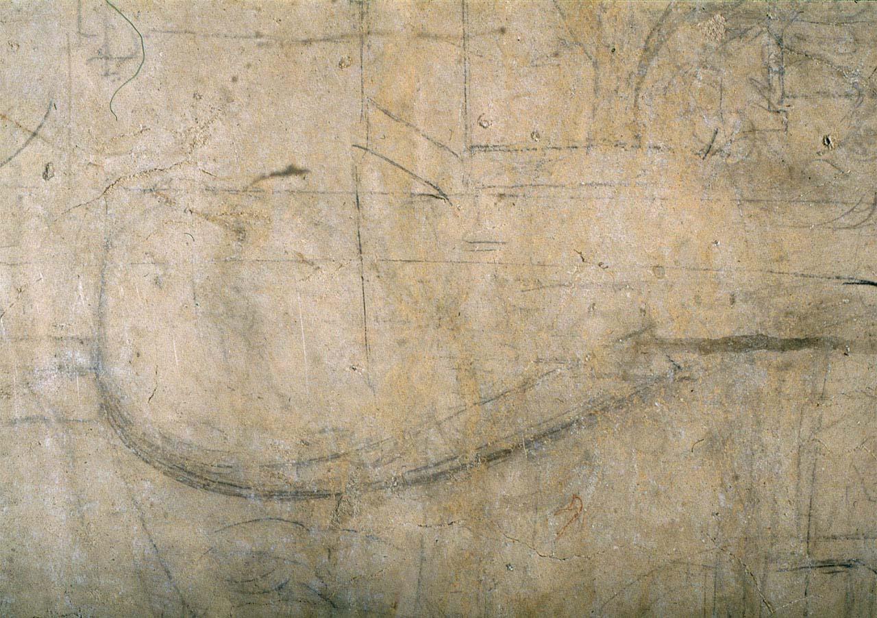 balaustro (disegno murale) di Buonarroti Michelangelo (sec. XVI) 