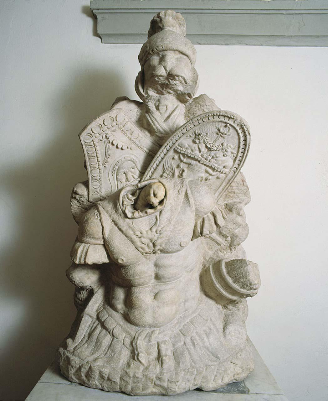 trofeo (scultura) di Cosini Silvio detto Silvio da Fiesole (sec. XVI)