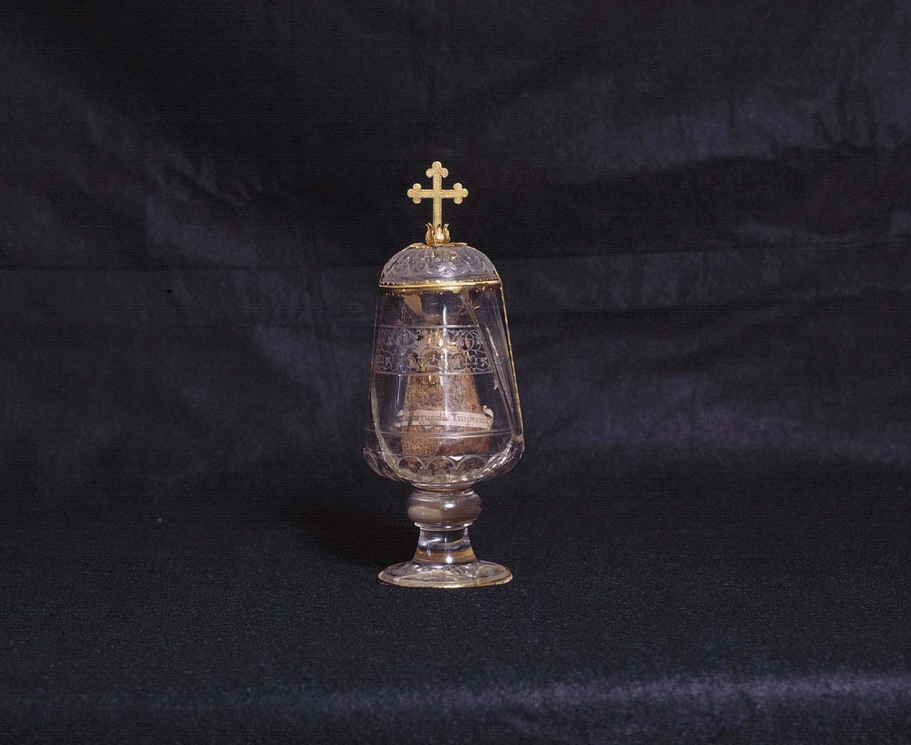 reliquiario - a vaso - bottega italiana (seconda metà sec. XVI)