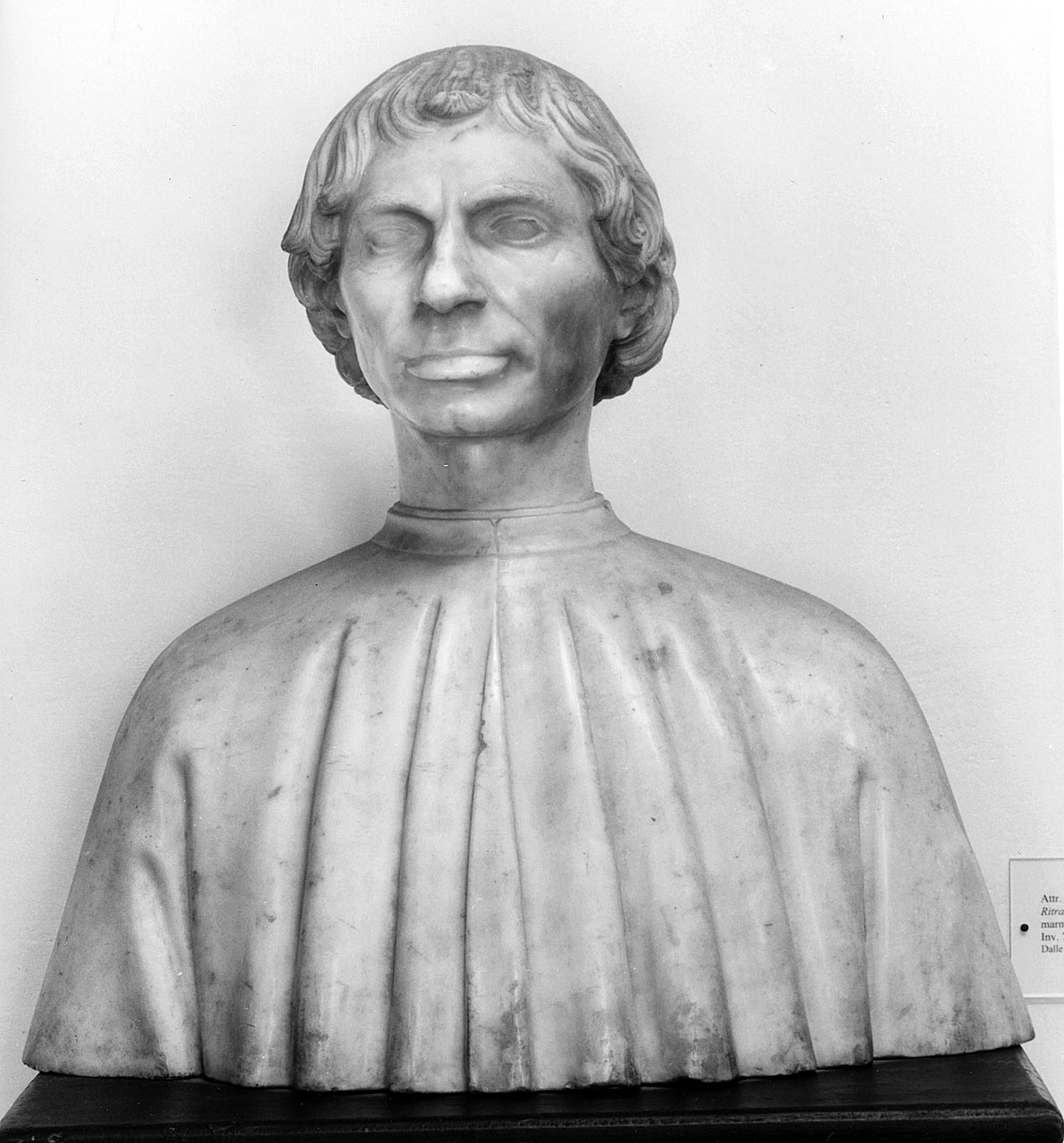 ritratto d'uomo (scultura) di Benci Antonio detto Pollaiolo (attribuito) (sec. XV)