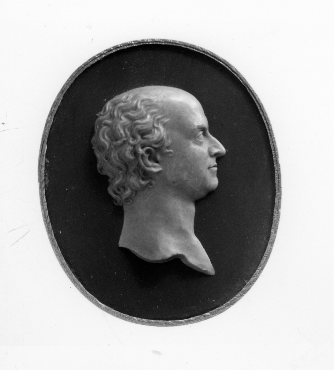 ritratto di Giuseppe Pelli Bencivenni (rilievo) di Santarelli Giovanni Antonio (primo quarto sec. XIX)