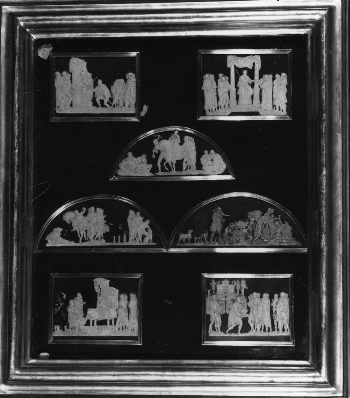 bonifica della palude pisana da parte di Francesco I de' Medici (rilievo) di De Boulogne Jean detto Giambologna (sec. XVI)