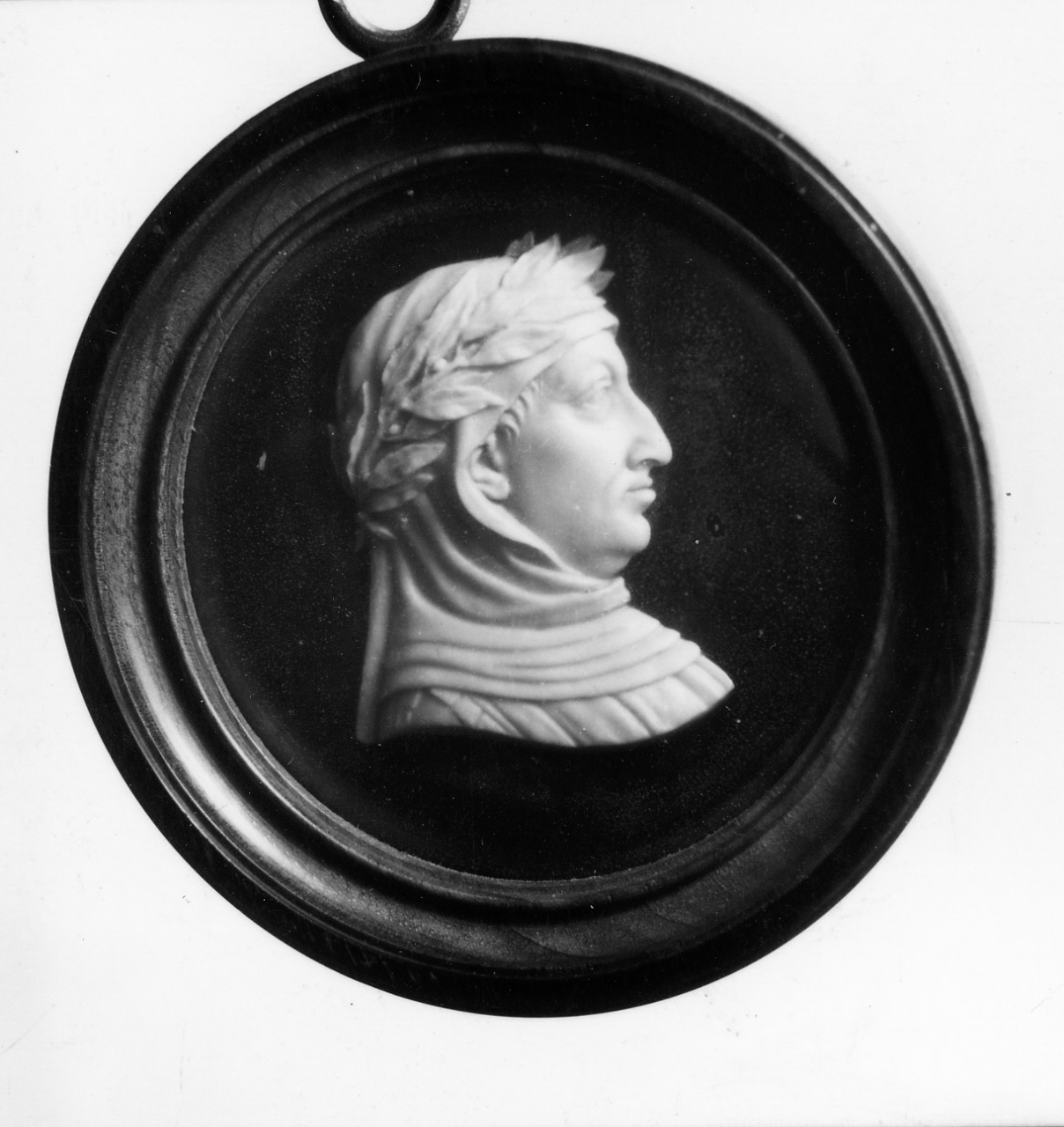 ritratto di Giovanni Boccaccio (rilievo) di Santarelli Giovanni Antonio (primo quarto sec. XIX)