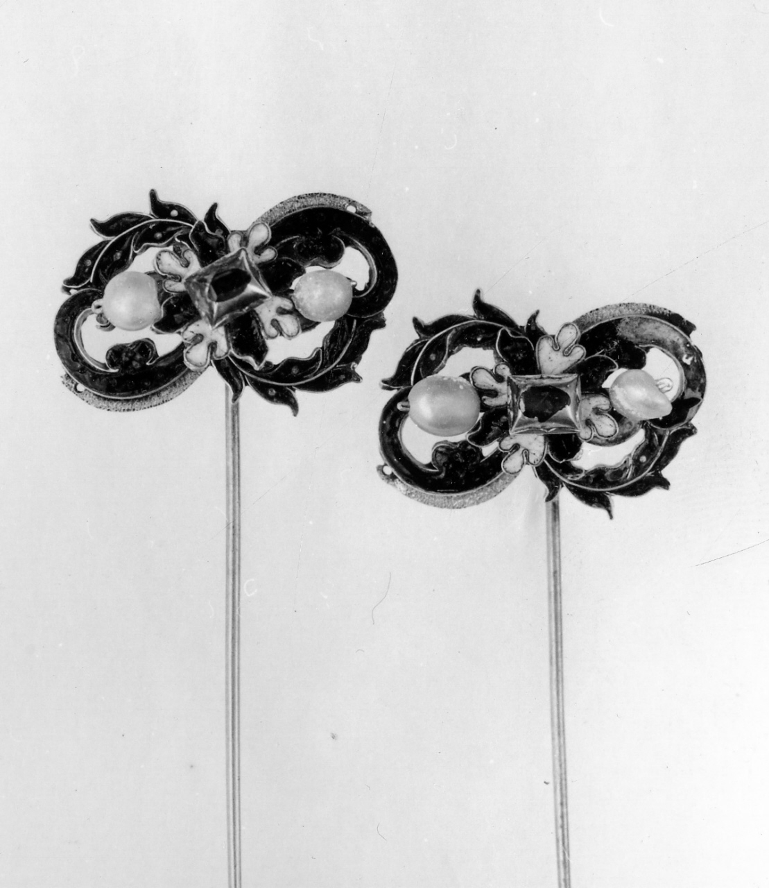 aigrette, coppia - manifattura europea (prima metà sec. XVII)