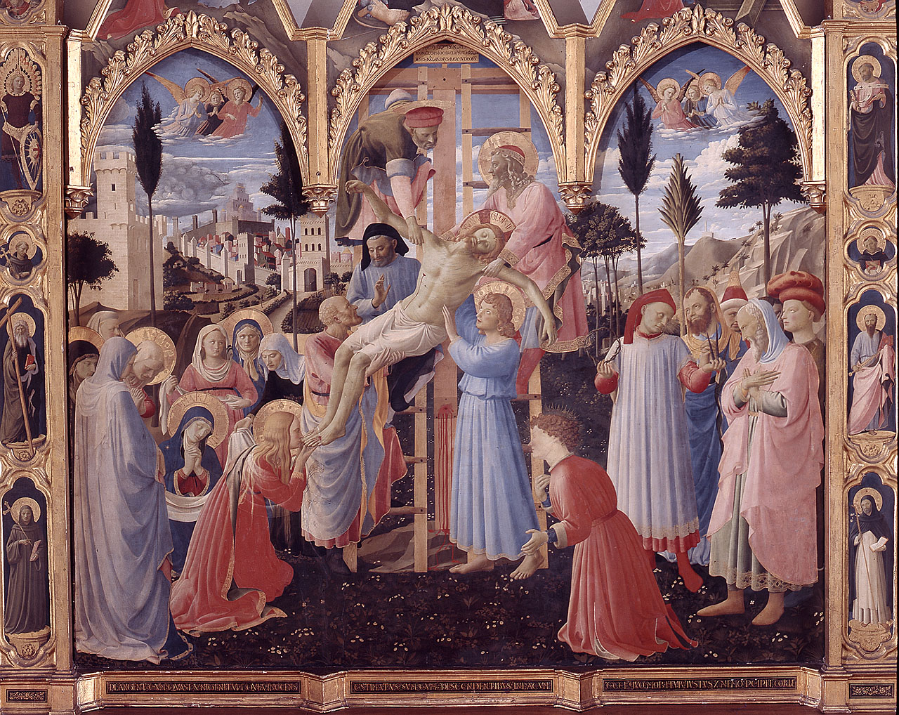 deposizione di Cristo dalla croce (dipinto) di Giovanni da Fiesole detto Beato Angelico (sec. XV)