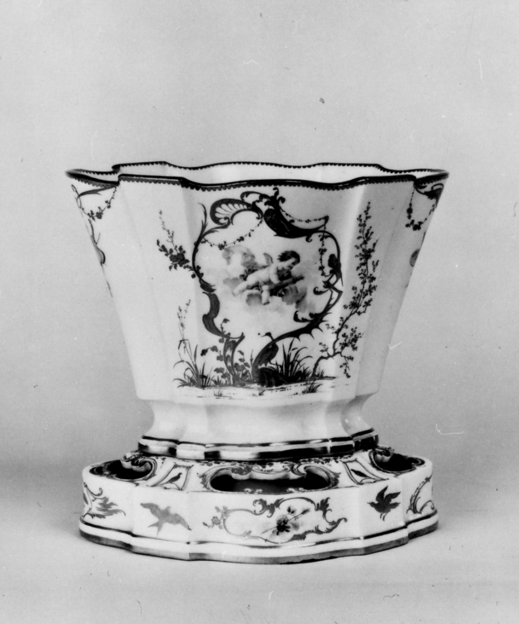 vaso da fiori - manifattura di Vincennes (sec. XVIII)