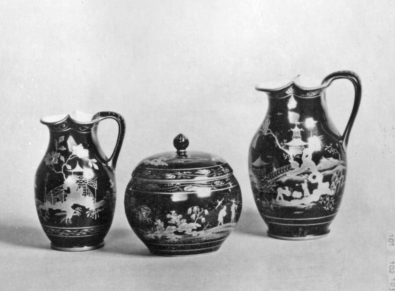 servizio da caffè, elemento d'insieme - manifattura viennese (sec. XVIII)