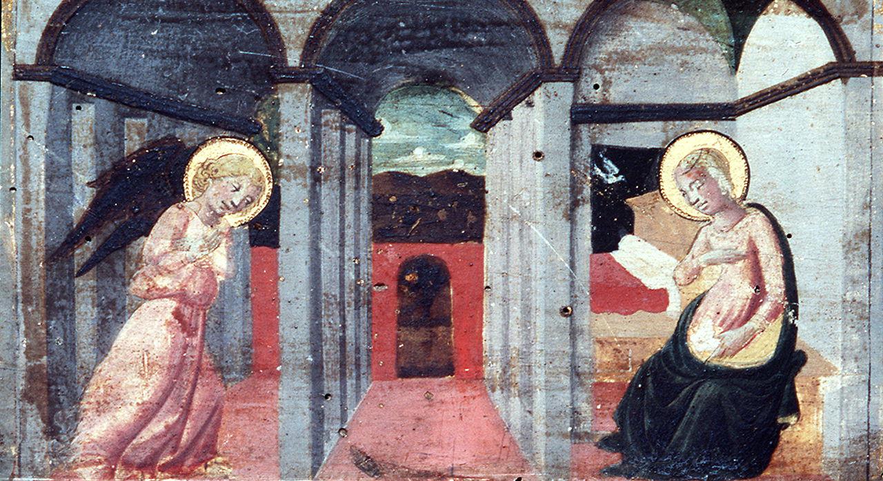 Annunciazione (scomparto di predella) di Domenico di Michelino (sec. XV)