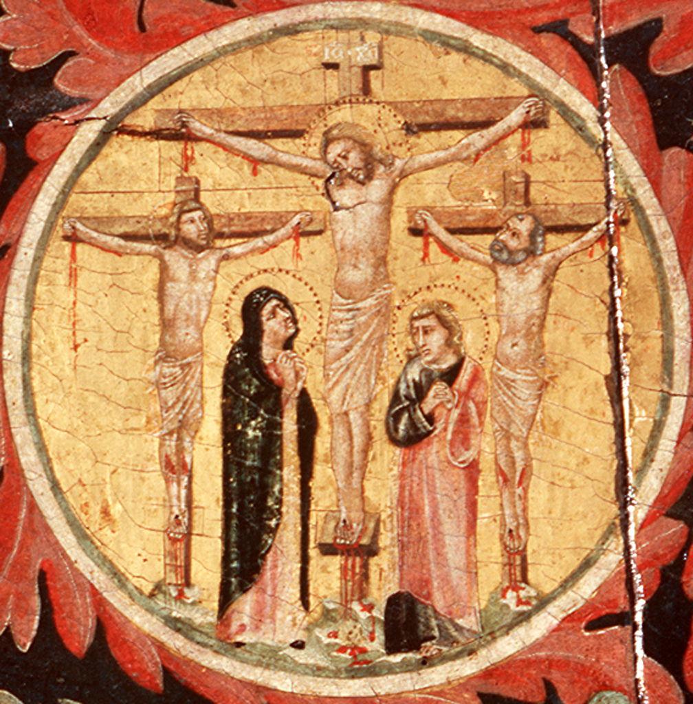 crocifissione di Cristo (dipinto) di Pacino di Buonaguida (sec. XIV)