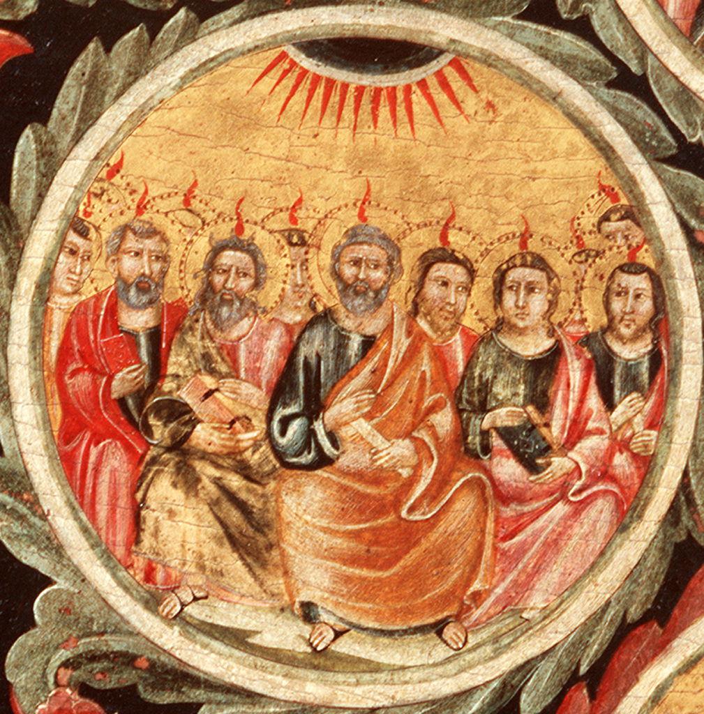 Pentecoste (dipinto) di Pacino di Buonaguida (sec. XIV)