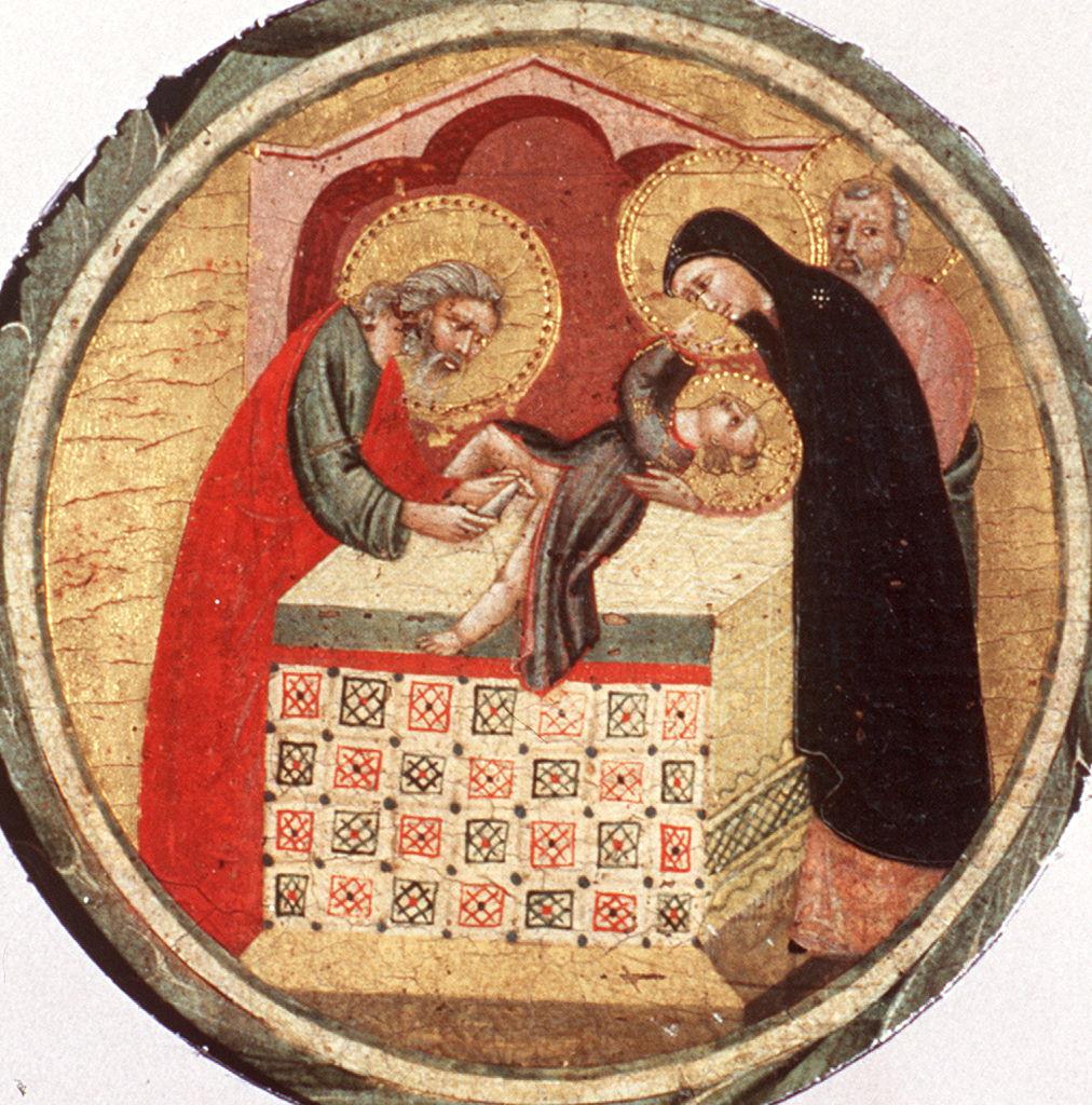 circoncisione di Gesù (dipinto) di Pacino di Buonaguida (sec. XIV)