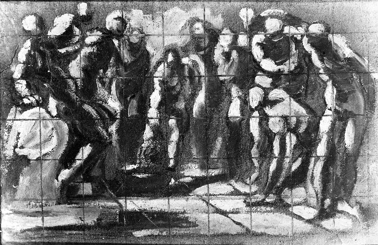 eroismo di Muzio Scevola (dipinto) di Robusti Jacopo detto Tintoretto (sec. XVI)