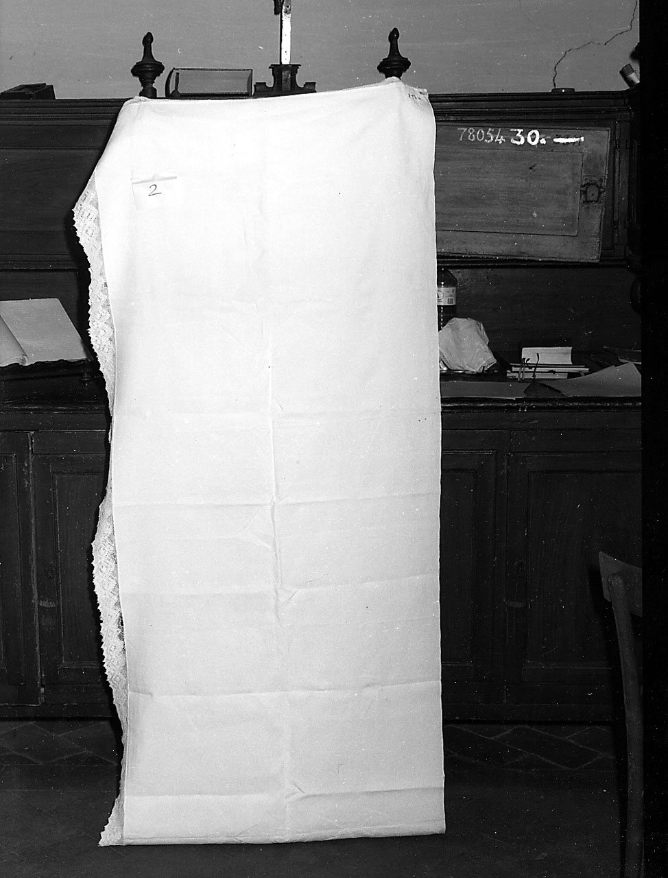 tovaglia d'altare - manifattura italiana (sec. XIX)