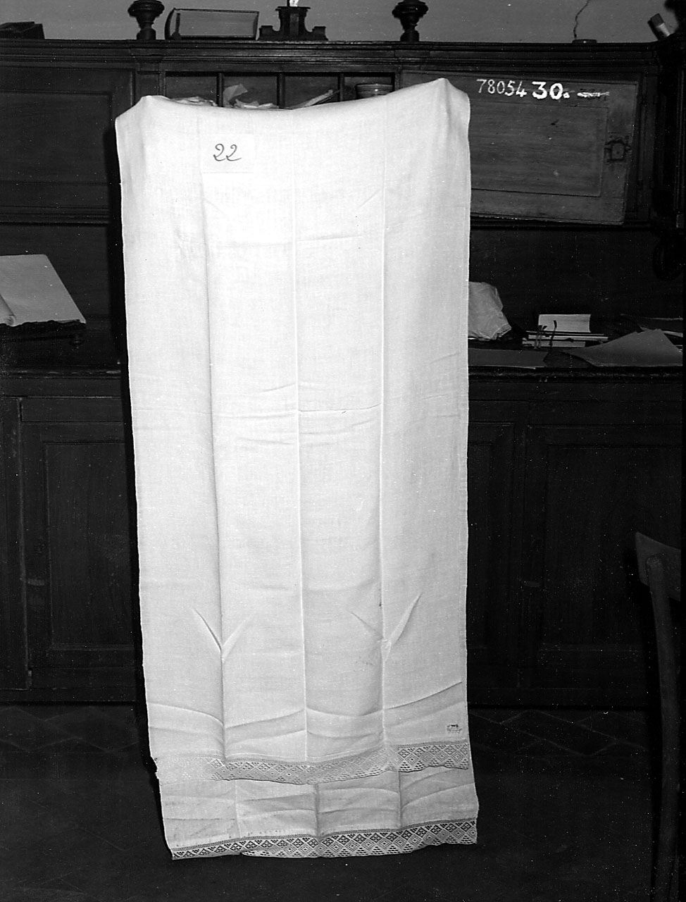 tovaglia d'altare - manifattura italiana (sec. XIX)