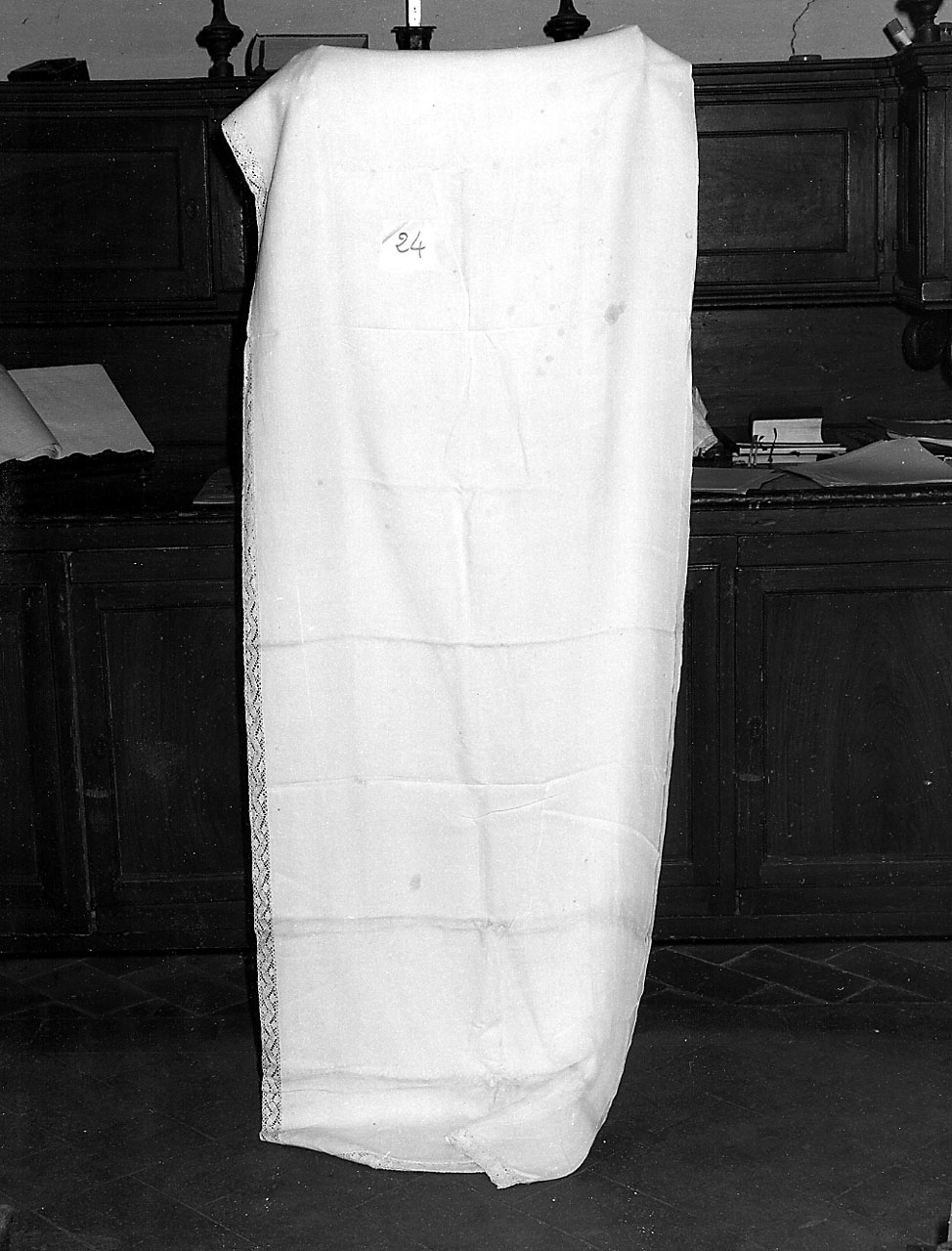 tovaglia d'altare - manifattura italiana (sec. XX)