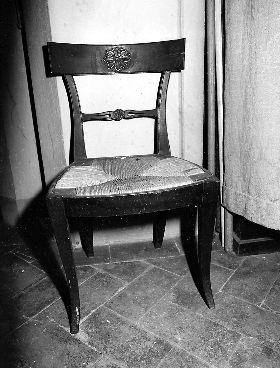 sedia - bottega italiana (sec. XVIII)