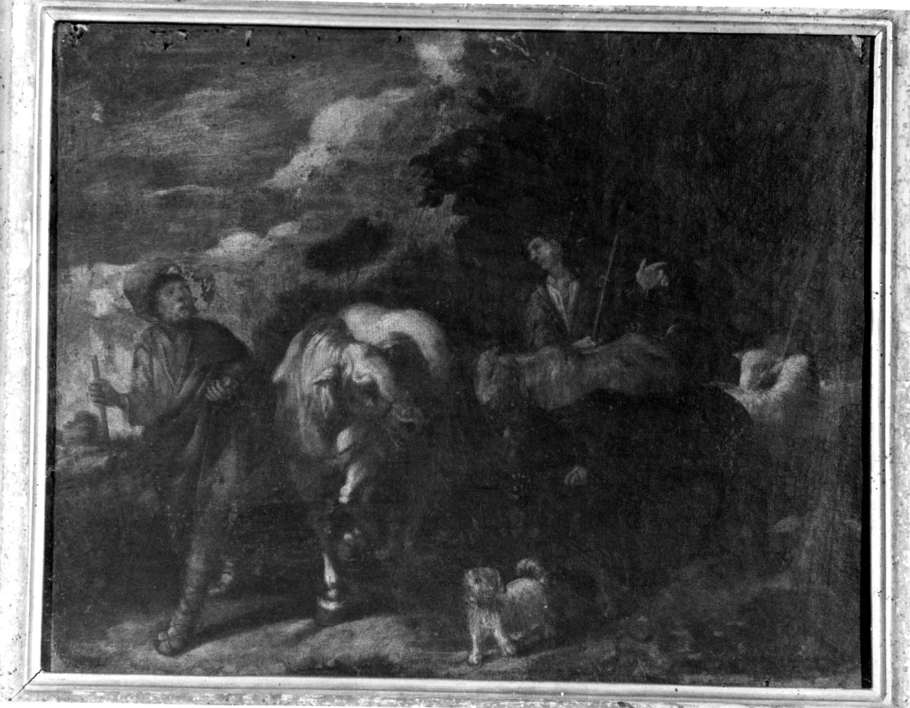 armenti e pastori (dipinto) di Peruzzini Giovanni (sec. XVII)