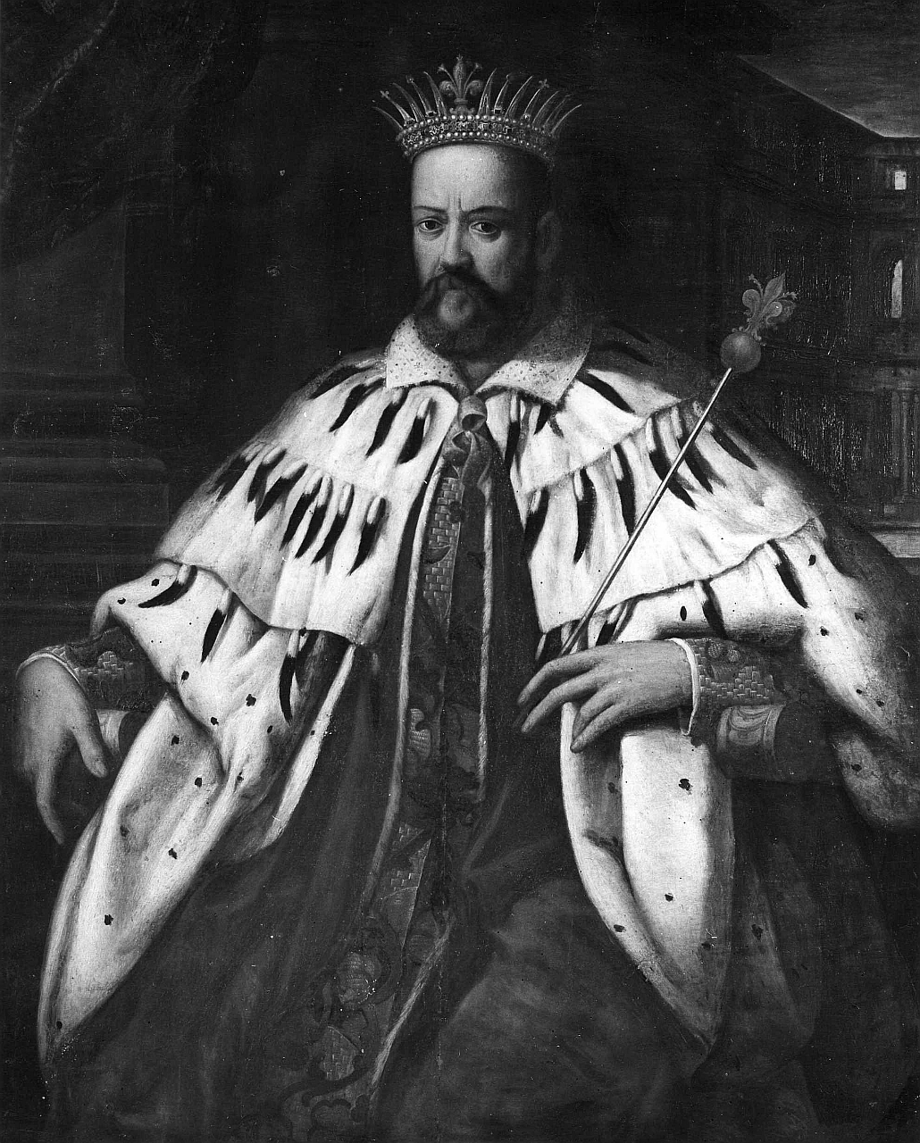 ritratto di Cosimo I de' Medici granduca di Toscana (dipinto) di Naldini Giovanni Battista (sec. XVI)