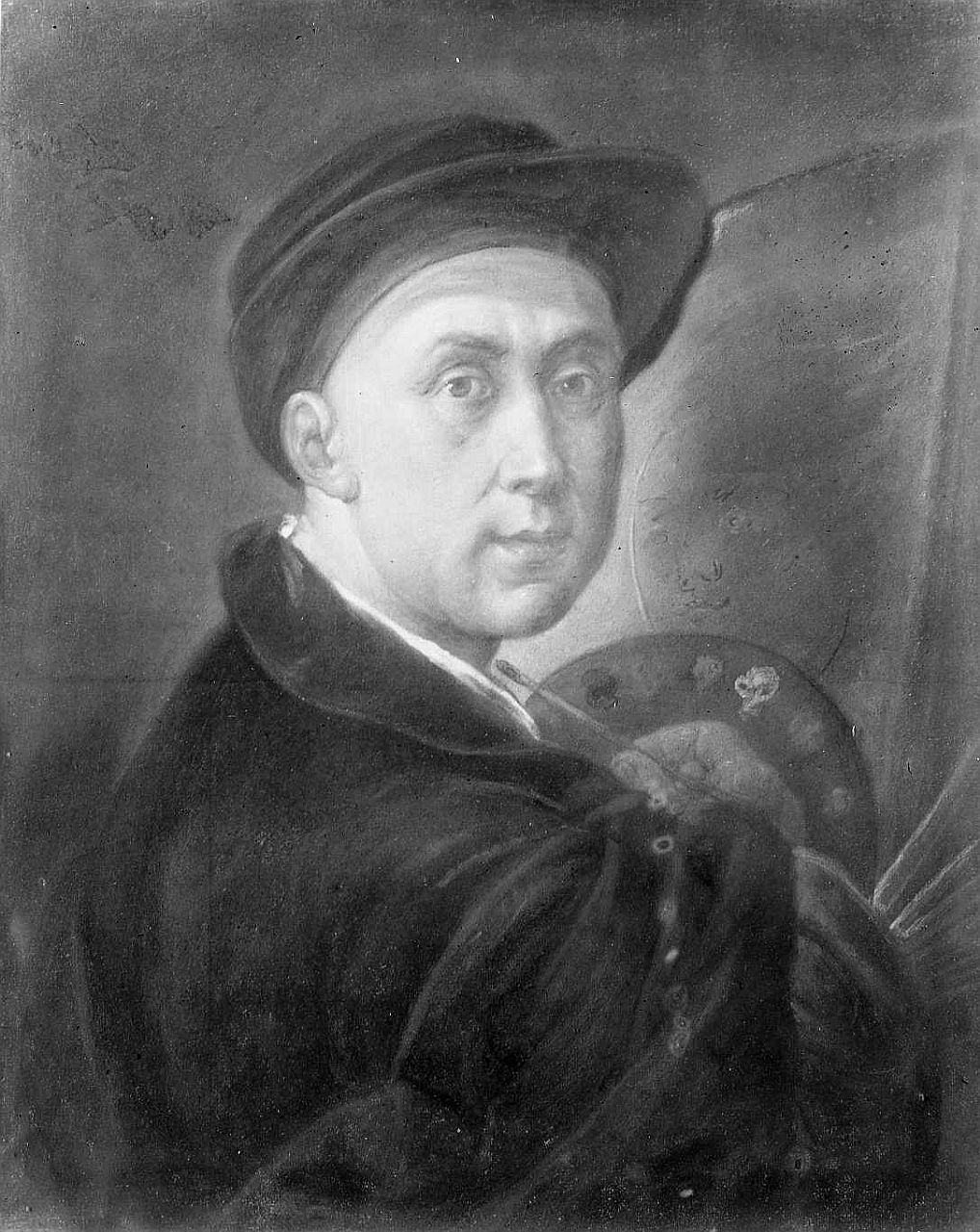 autoritratto di Ferdinando Messini (dipinto) di Messini Ferdinando (sec. XVIII)