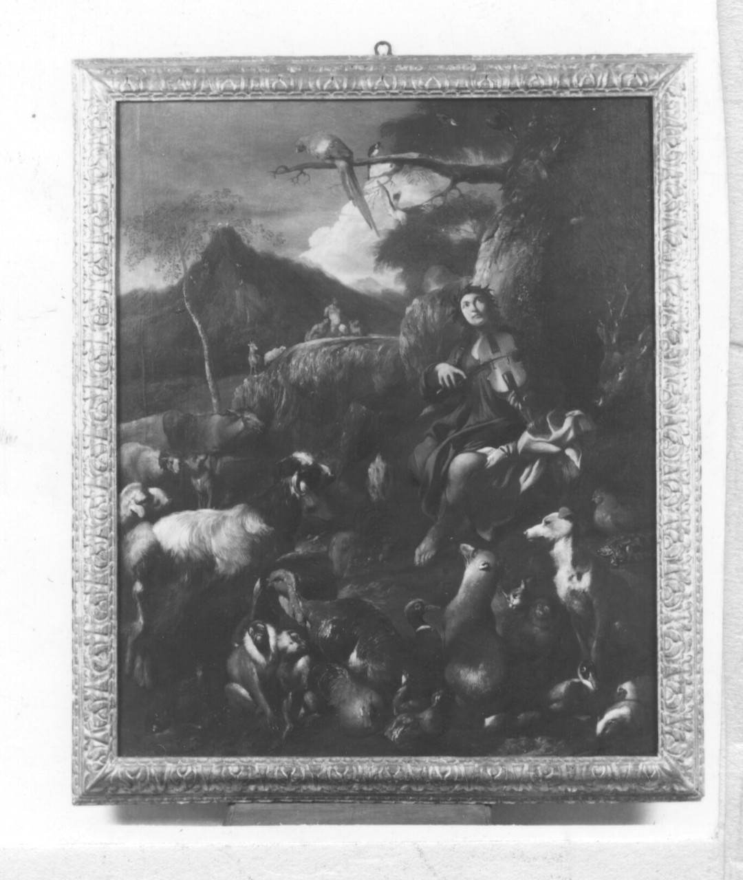 Orfeo e le fiere (dipinto) di Castiglione Giovanni Benedetto detto Grechetto (sec. XVII)