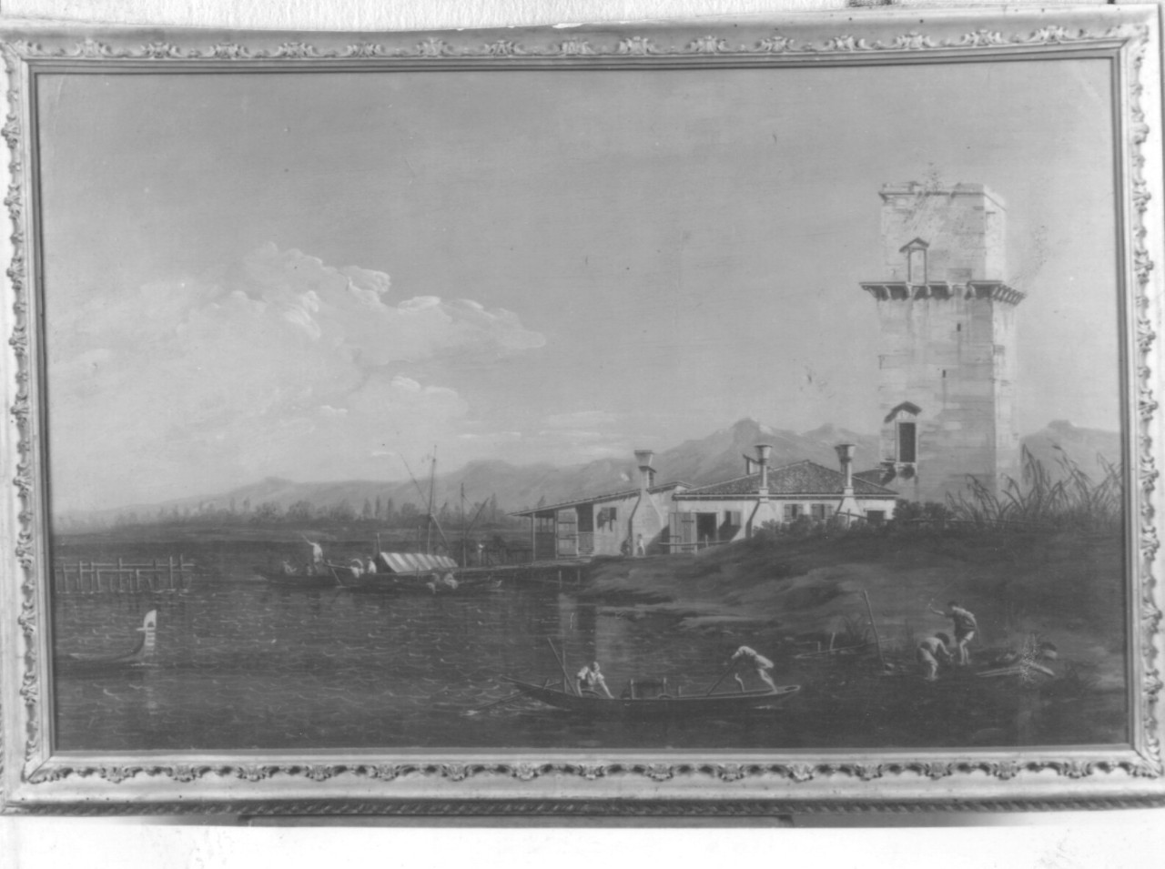 veduta di città (dipinto) di Canal Giovanni Antonio detto Canaletto (e aiuti) (sec. XVIII)