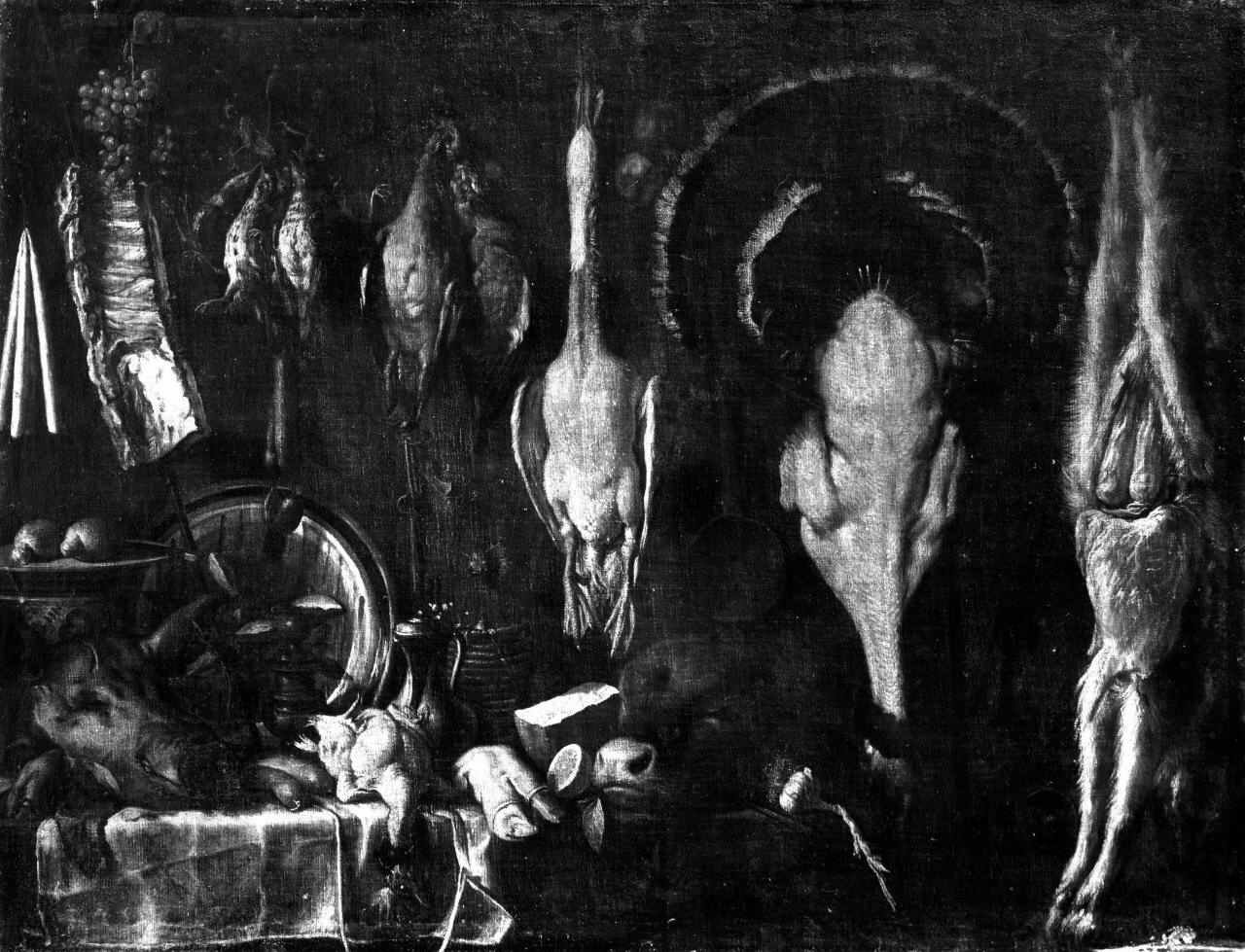 natura morta con cacciagione (dipinto, pendant) di Chimenti Jacopo detto Empoli (sec. XVII)