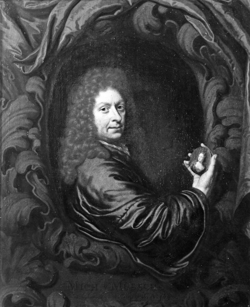 autoritratto di Michiel van Musscher (dipinto) di Van Musscher Michiel (sec. XVII)