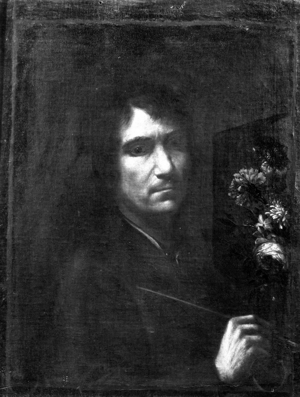 autoritratto di Bartolomeo Bimbi (dipinto) di Bimbi Bartolomeo (sec. XVIII)