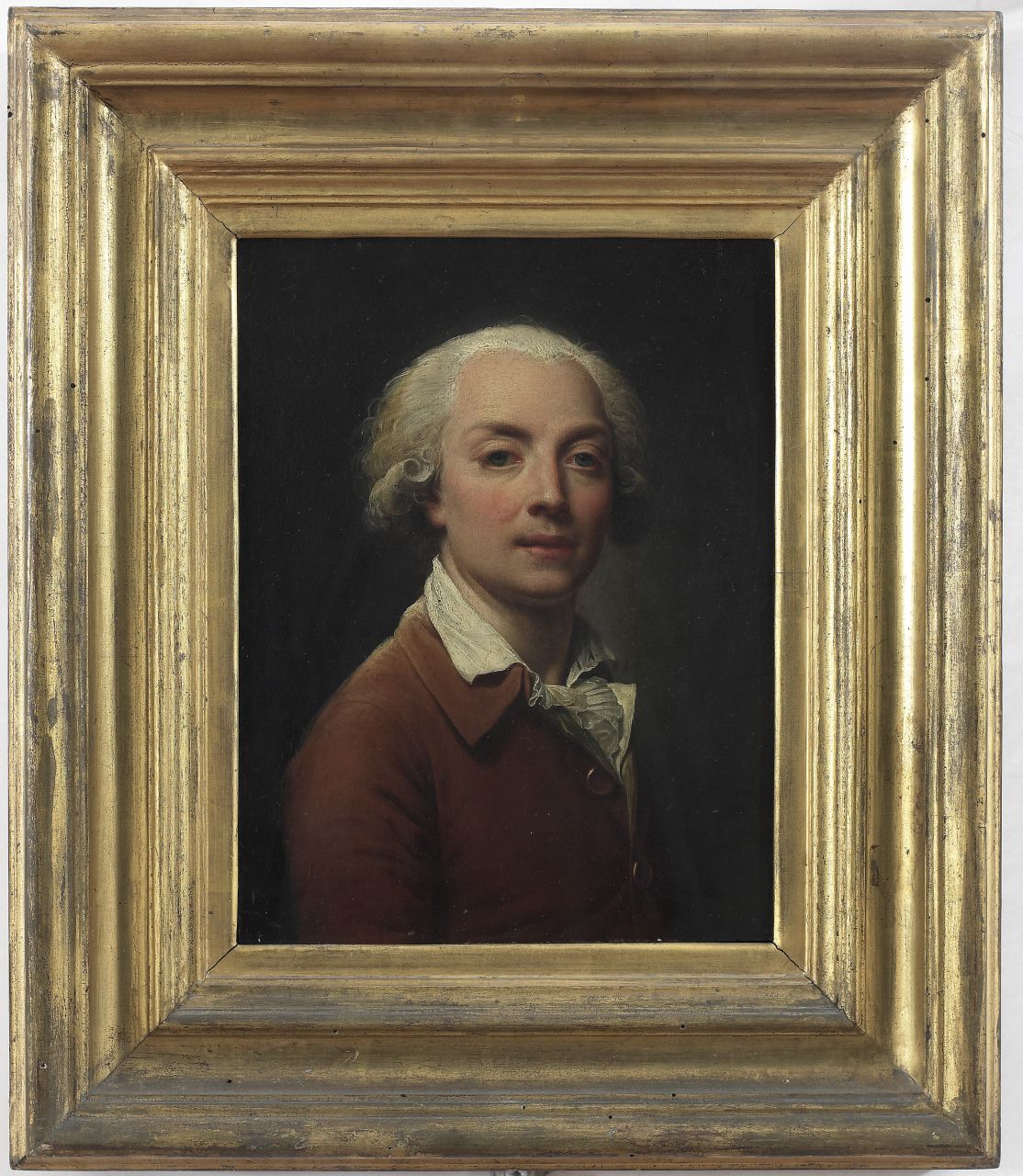 autoritratto (dipinto) di Benigne Gagneaux (attribuito) (sec. XVIII)