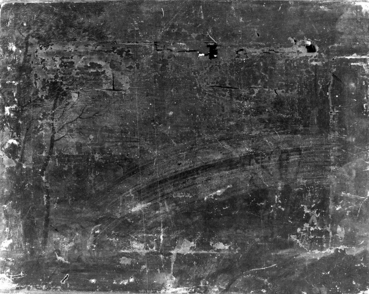 paesaggio con figure (dipinto) - ambito italiano (fine/ inizio secc. XVII/ XVIII)