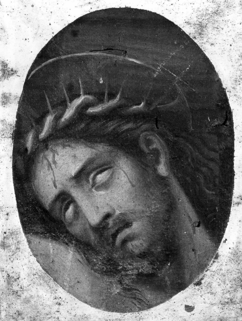 Cristo crocifisso dolente (dipinto) - ambito italiano (sec. XVII)