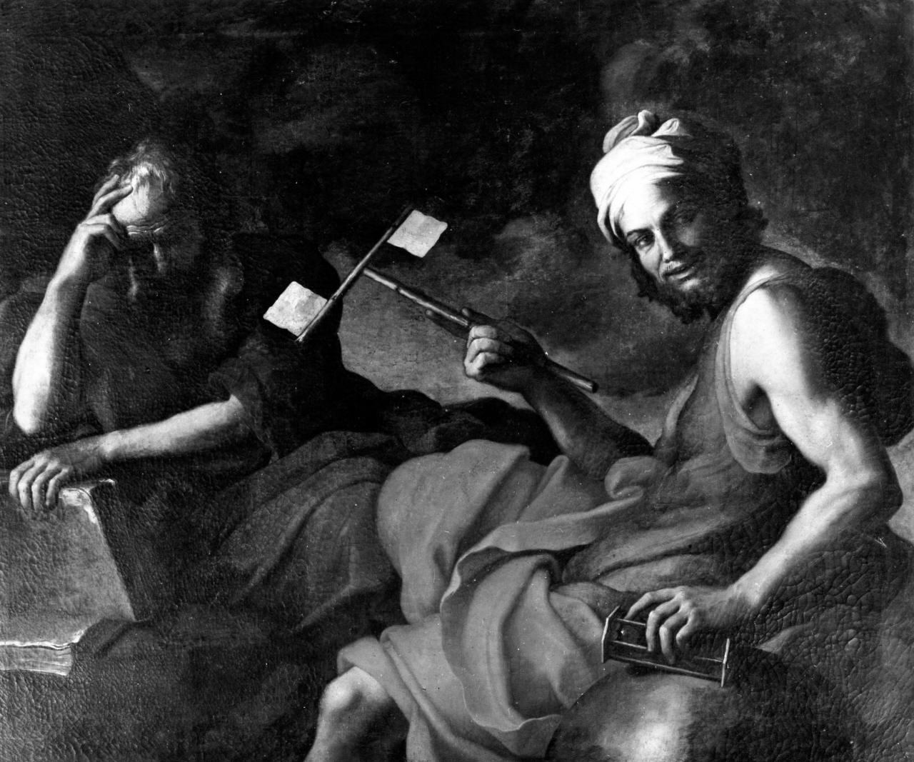 Il tempo e il Senno (dipinto) di Cerrini Giovanni Domenico detto Cavalier Perugino (attribuito) (metà sec. XVII)