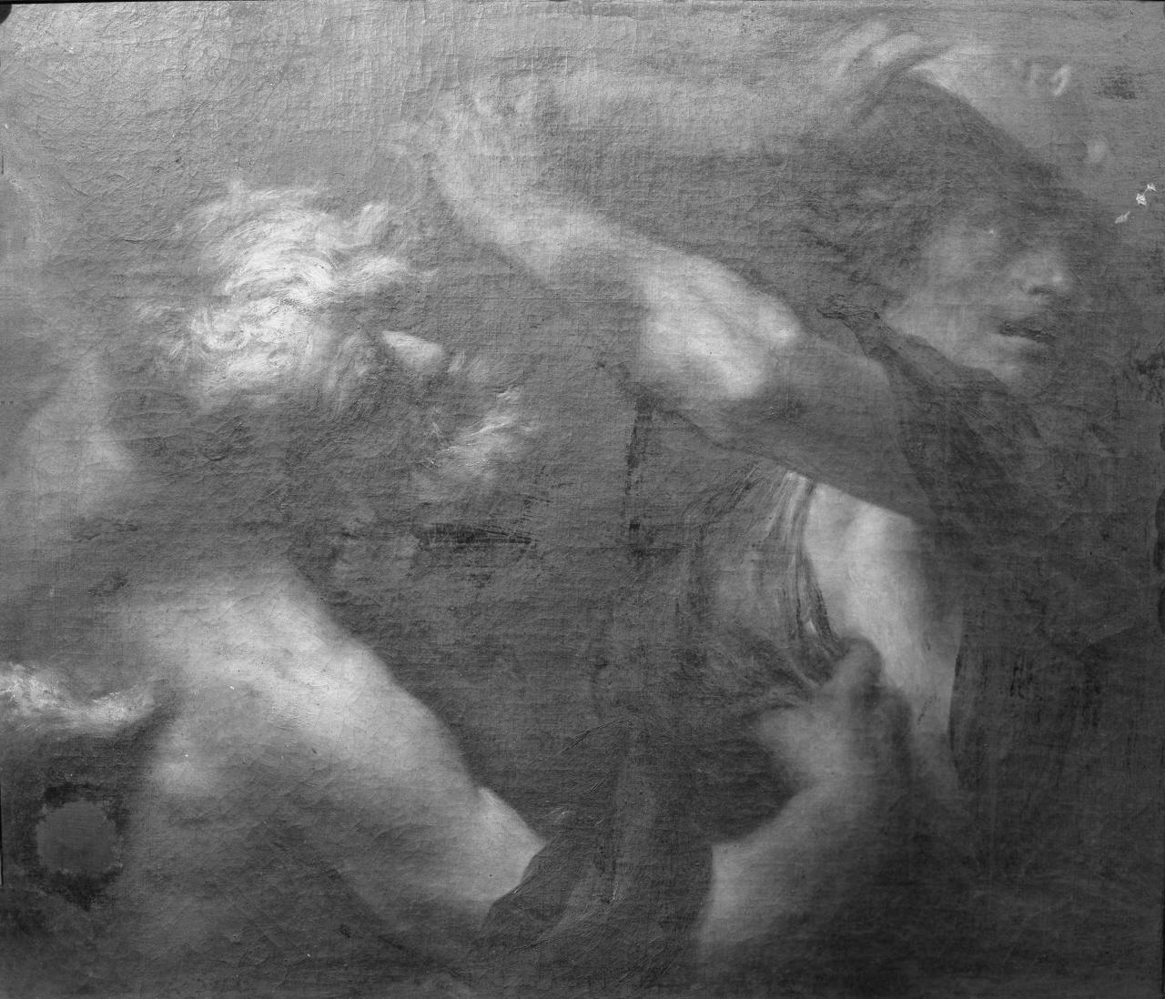 Il tempo smaschera la menzogna (dipinto) di Botti Francesco (sec. XVII)