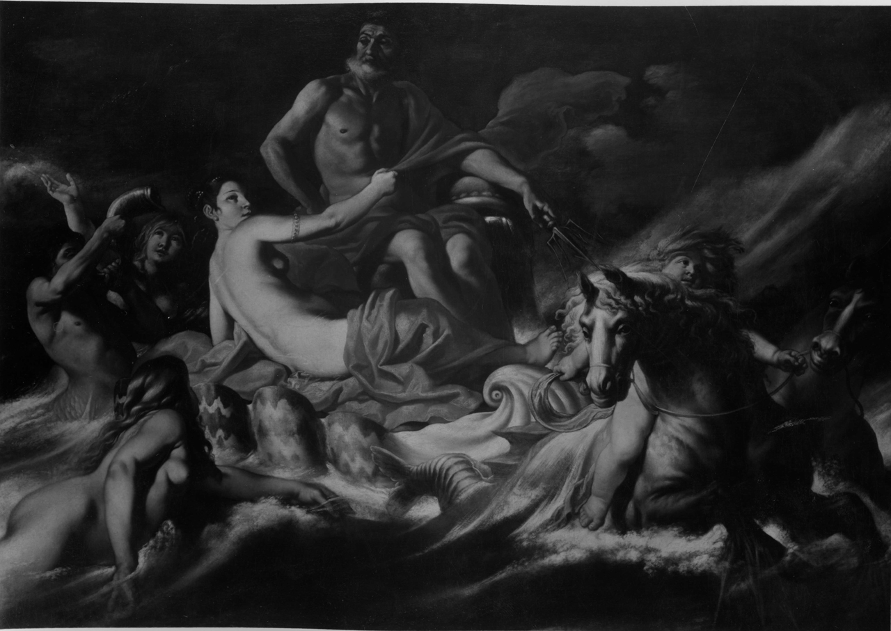 trionfo di Nettuno e di Anfitrite (dipinto) di Schut Cornelis (attribuito) (sec. XVII)