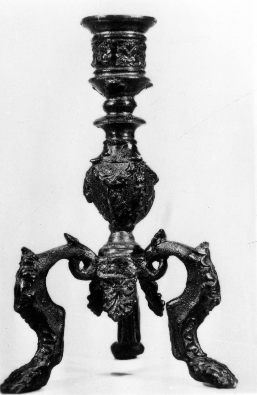 candeliere - manifattura Italia settentrionale (prima metà sec. XVI)