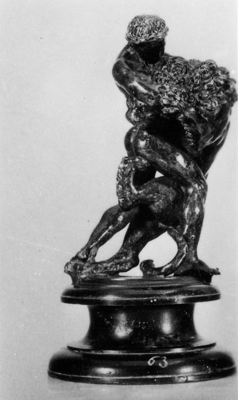 Ercole e il leone di Nemea (statuetta) - manifattura Italia settentrionale (sec. XVI)