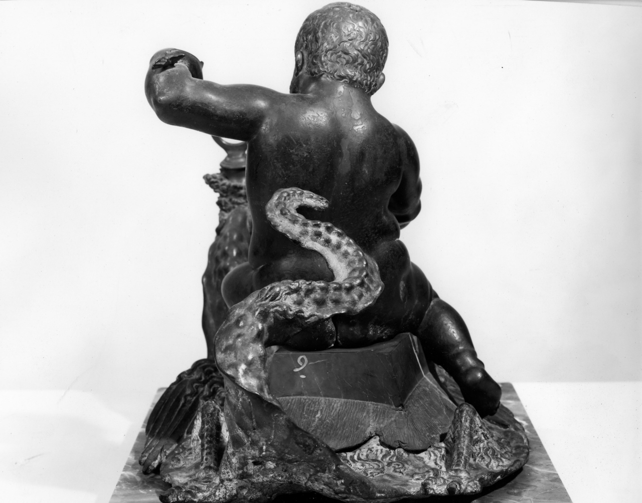 Morgante a cavallo di un drago (statuetta) di De Boulogne Jean detto Giambologna (sec. XVI)