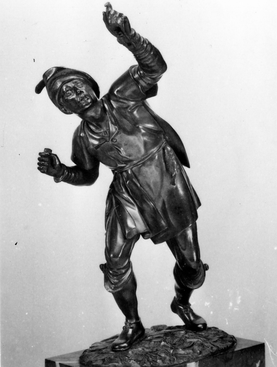 uccellatore (statuetta) - manifattura fiorentina (prima metà sec. XVII)