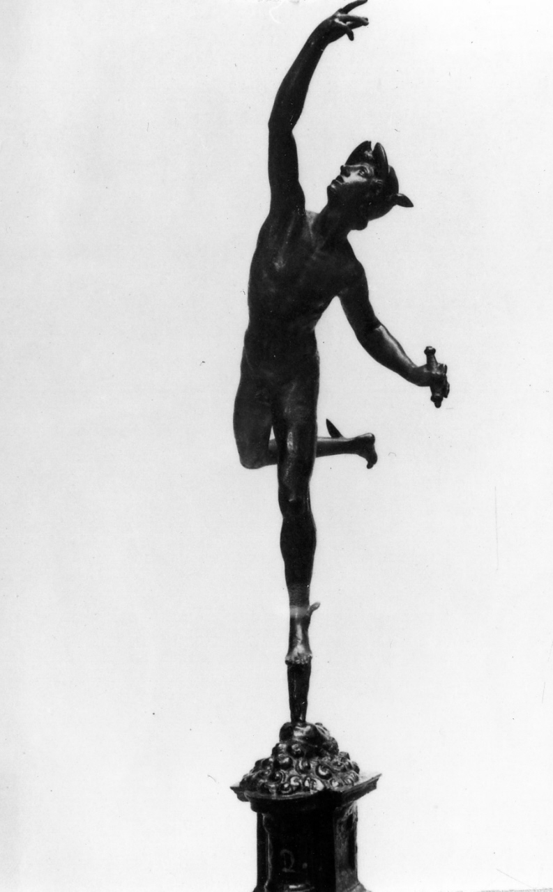 Mercurio (statuetta) - manifattura toscana (fine/inizio secc. XVI/ XVII)
