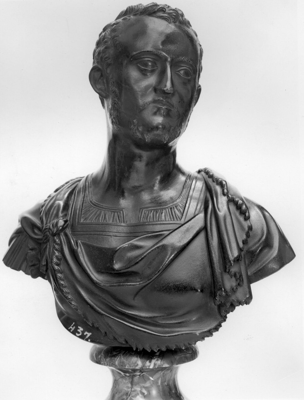 ritratto di Cosimo I de' Medici (statuetta) di Bandinelli Bartolomeo detto Baccio Bandinelli (sec. XVI)